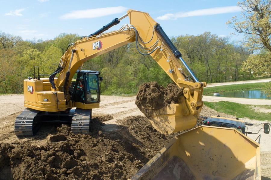 New compact radius Cat 335 Next Gen excavator boosts jobsite productivity and efficiency