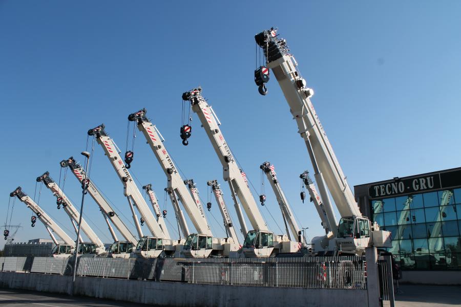 Sixty-Six Terex Rough Terrain cranes ordered by Tecno Gru, Italy