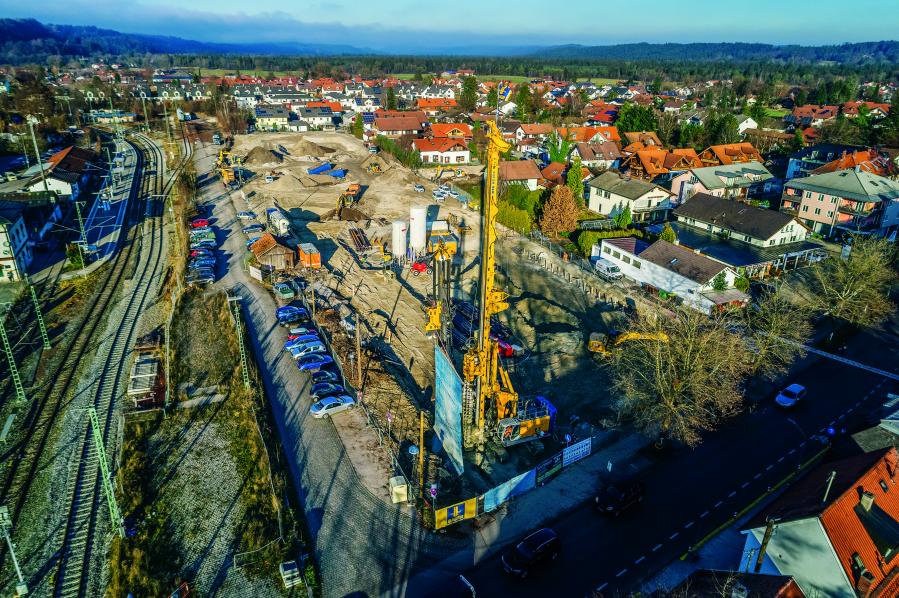 Bauer carries out specialist foundation engineering works in Wolfratshausen

