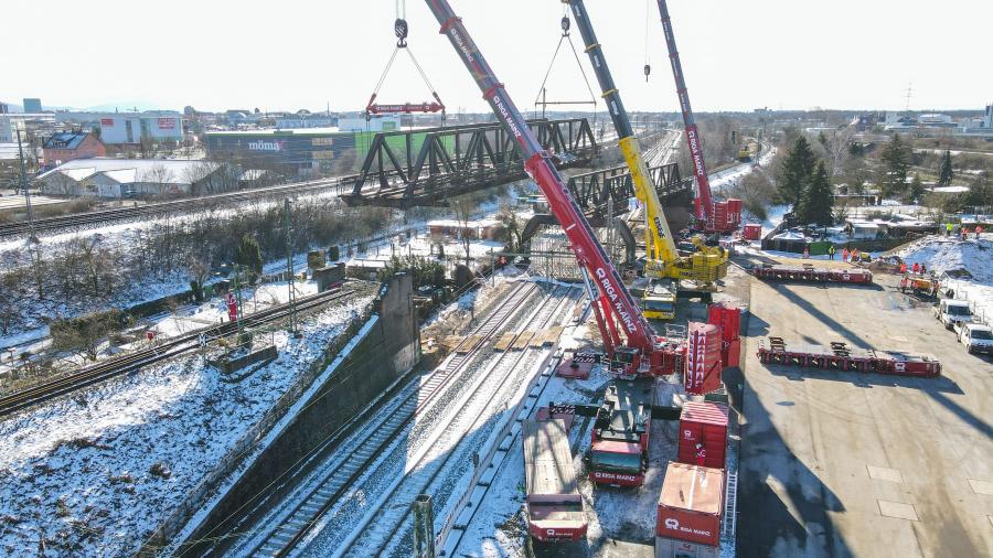 8-axle Liebherr cranes from Eisele and Riga work for monument protection 