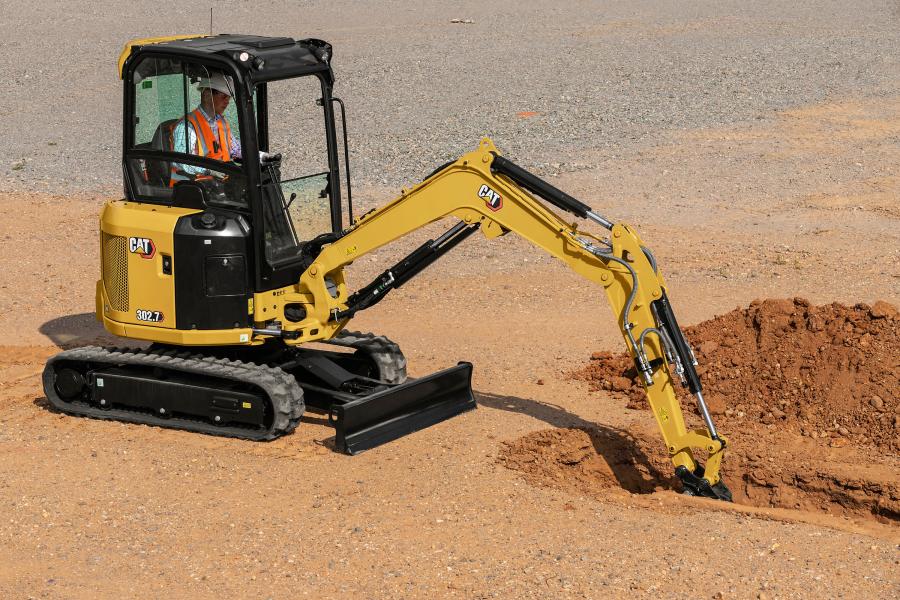 New Cat 2.7- to 3.5-ton mini hydraulic excavators