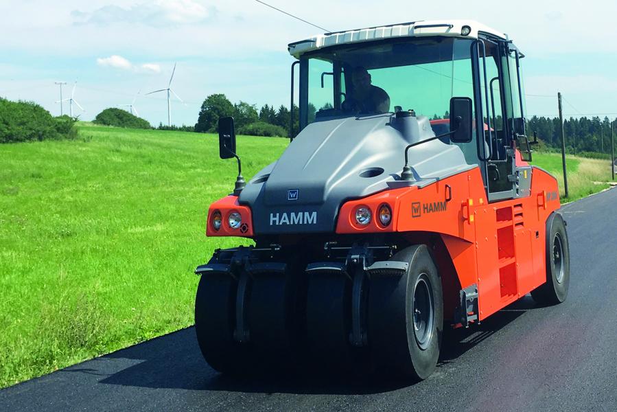 Hamm HP series&apos; pneumatic-tyre rollers are performing impressively
