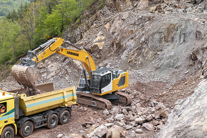 The company Nouvelles Carriéres d&apos;Alsace (N.C.A.) once again opts for Liebherr quality